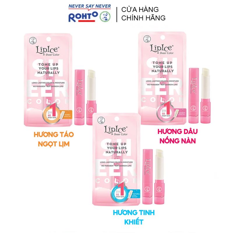 Son Dưỡng Môi Mềm Mại Tự Nhiên LipIce Sheer Color 2.4g