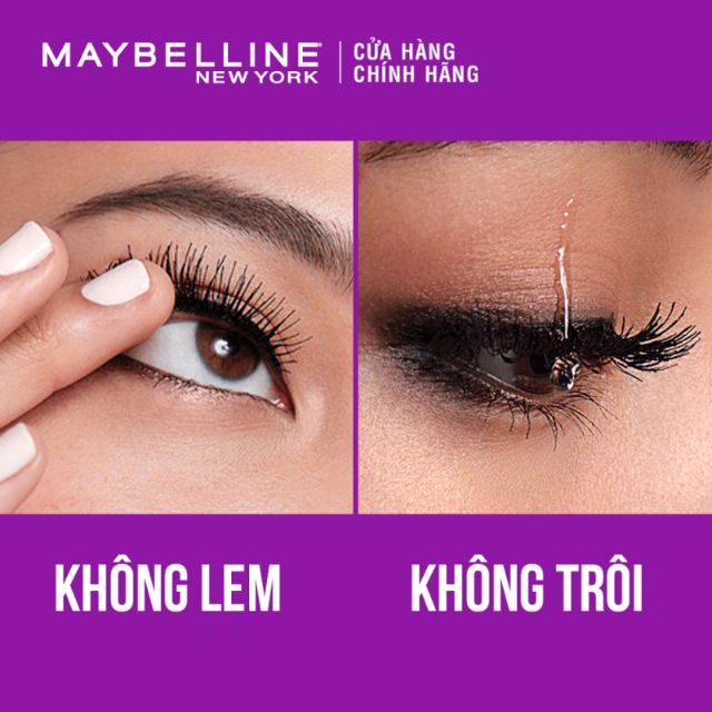 Mascara Uốn Mi, Làm Dài Và Dày Mi Tức Thì Maybelline The Falsies Lash Lift Waterproof - Very Black 8.6ml