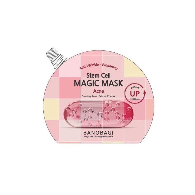 Mặt Nạ Ngủ Dưỡng Ẩm Trắng Da Banobagi Stem Cell Magic Mask 23ml