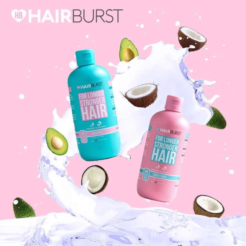 Bộ Dầu Gội Xả Kích Thích Tóc Mọc Dài & Khỏe Hairburst For Longer Stronger Hair 350ml