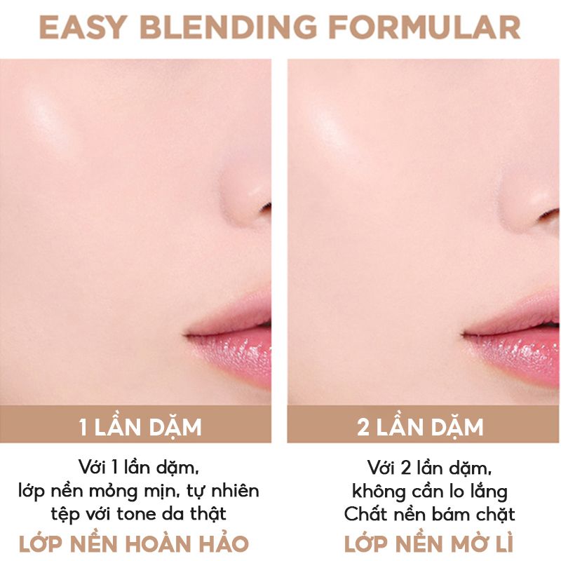 Kem Nền Kiềm Dầu, Lâu Trôi, Che Khuyết Điểm Merzy The Airy Fitting Foundation 30ml