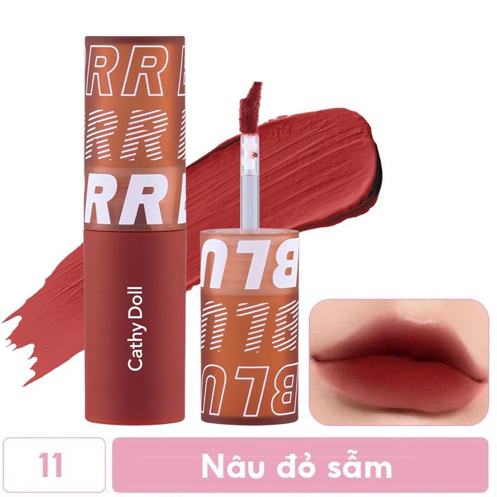 Son Kem Lì, Mịn Môi, Lâu Trôi Cathy Doll Air Relax Lip Blur 3.5g