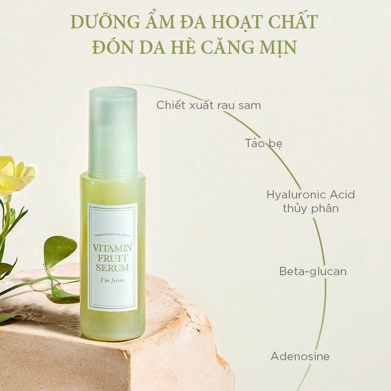 Serum I'm From Tinh Chất Dưỡng Ẩm, Làm Sáng Da I'm From Vitamin Fruit Serum 30ml