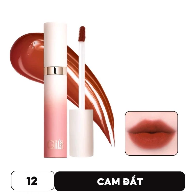 Son Kem Siêu Lì, Lâu Trôi, Mịn Mượt Nhẹ Môi Glamrr Q Long Wear Lip Cream 5g