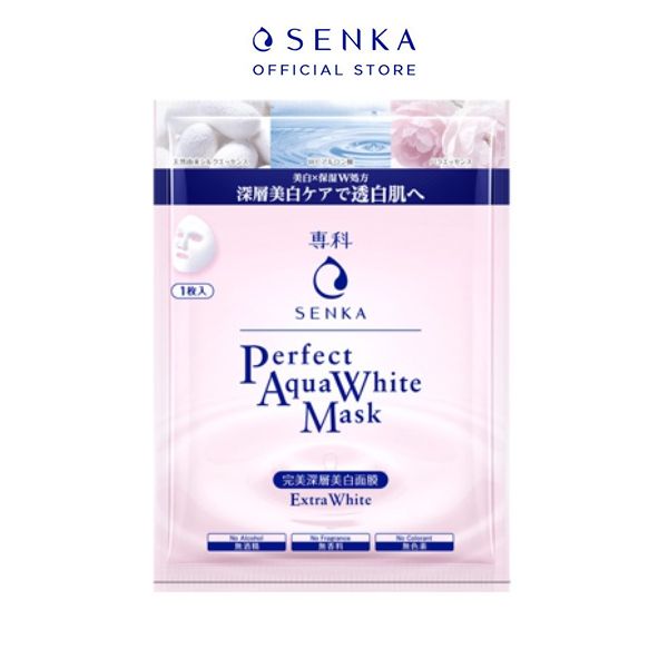 Mặt Nạ Giấy Chăm Sóc Da Senka Perfect Aqua Mask 25ml