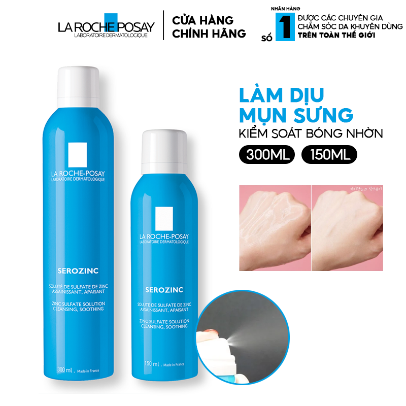 Xịt Khoáng Làm Sạch Và Dịu Da La Roche-Posay Serozinc 150ml