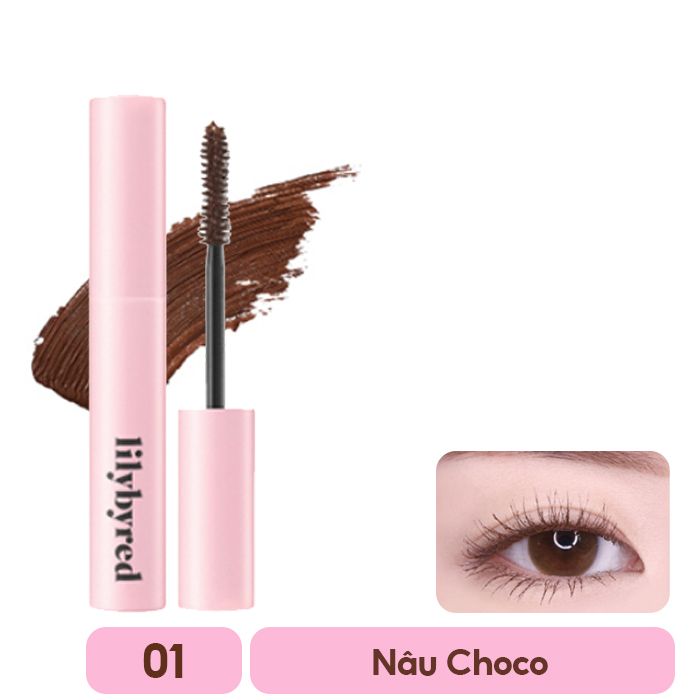 Mascara Siêu Mảnh, Dài và Chống Trôi Lilybyred am9 to pm9 Survival Colorcara 6g