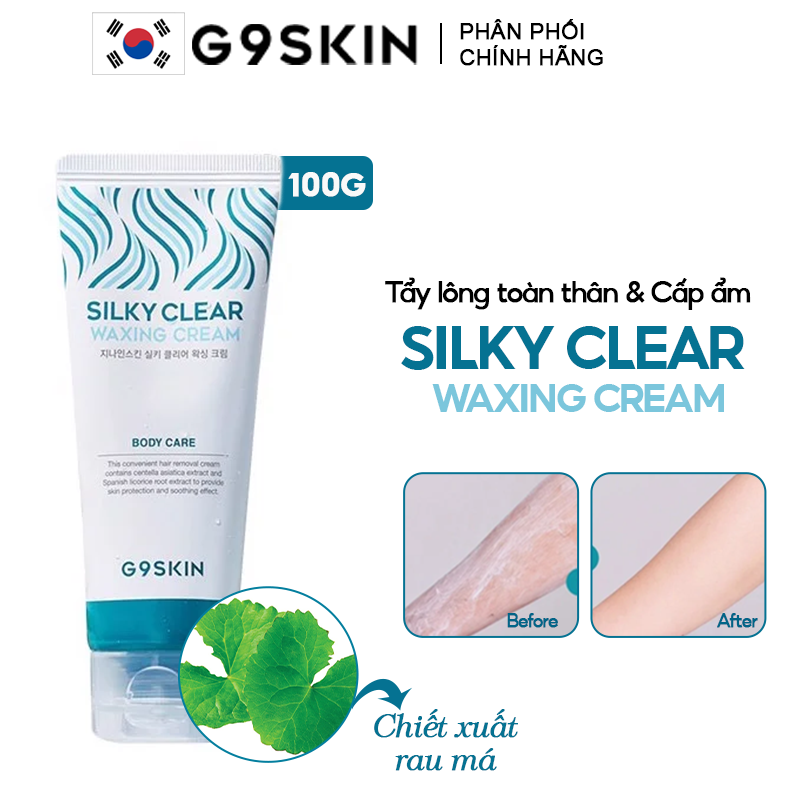 Kem Tẩy Lông Dịu Nhẹ, Không Gây Kích Ứng G9Skin Silky Clear Waxing Cream 100g