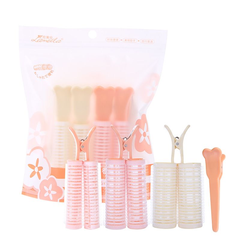 [NHẬP KHẨU][Set 4 Cái] Lô Cuốn Tóc Có Kẹp Cố Định Tạo Mái Tóc Xoăn Bồng Bềnh LMLTOP C278