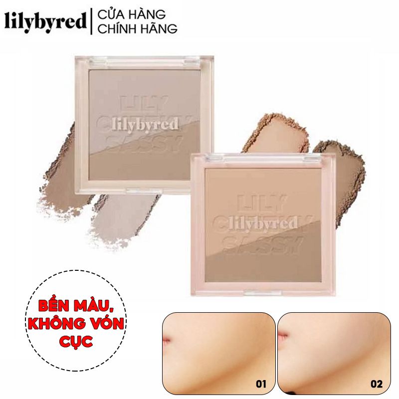 Phấn Tạo Khối Hai Màu Lilybyred Shading Bible 12.5g