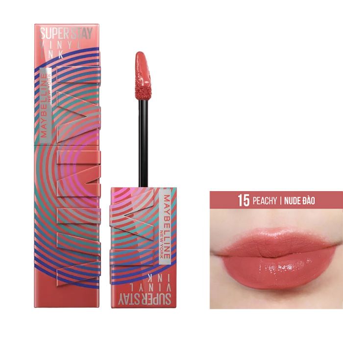 (MUSIC COLLECTION) Son Kem Bóng Bền Màu, Nhẹ Môi Maybelline New York Superstay Vinyl Ink 4.2ml