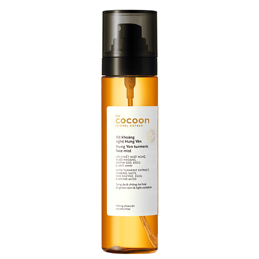 Xịt Khoáng Nghệ Hưng Yên Giúp Sáng Da Cocoon Turmeric Face Mist 130ml