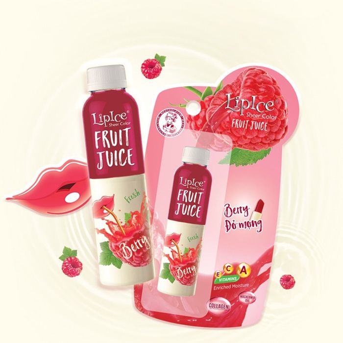 Son Dưỡng Có Màu Chiết Xuất Trái Cây LipIce Sheer Color Fruit Juice 4g