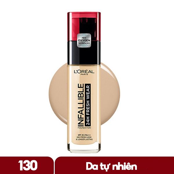 Kem Nền Mịn, Nhẹ, Lâu Trôi Suốt 24h L'Oreal Infallible 24H Fresh Wear Foundation SPF20/ PA+++ 30ml