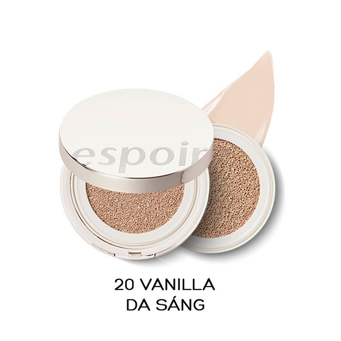 [Set 2 Lõi] Phấn Nước Trang Điểm Hàn Quốc Che Phủ Mỏng Nhẹ Tự Nhiên Espoir Pro Tailor Be Powder Cushion SPF42 PA++