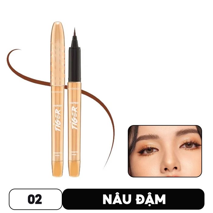 Bút Kẻ Mắt Nước Siêu Mảnh, Sắc Nét, Chống Trôi Hiệu Quả Lemonade Supertiger Tigereyes Liner 1g