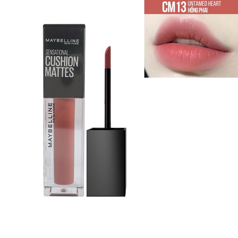 Son Kem Mịn Lì Như Nhung, Tạo Hiệu Ứng Đa Chiều Maybelline Cushion Mattes New York 6.4ml