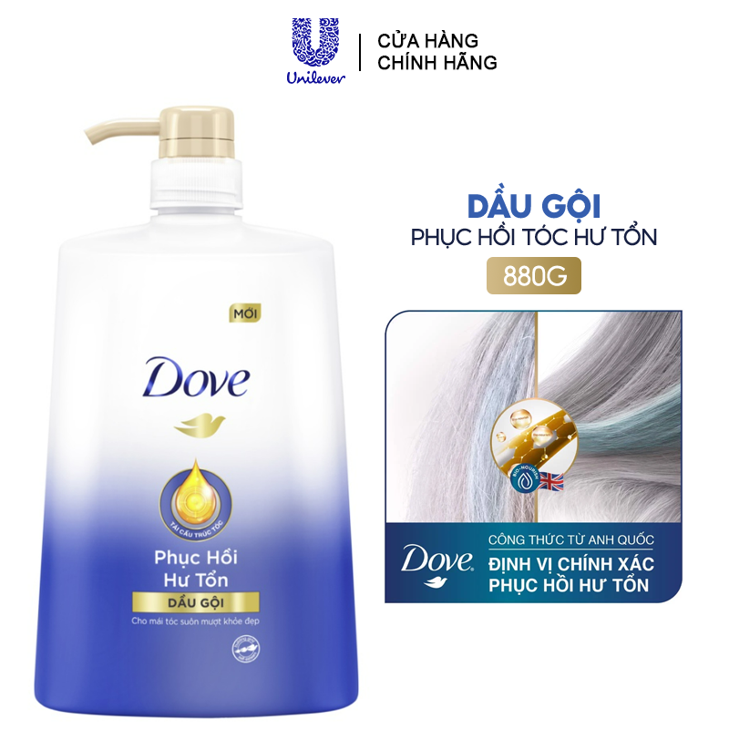 [880g] Dầu Gội Dove Phục Hồi Hư Tổn