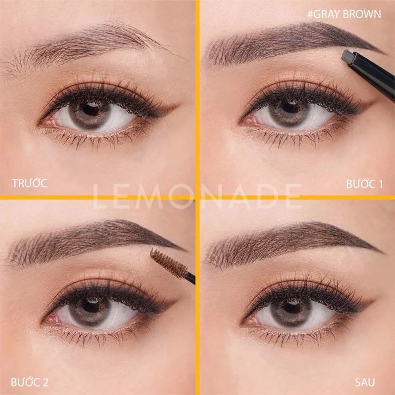 Chì Kẻ Mày Hai Đầu Tiện Lợi Cho Lông Mày Hoàn Hảo Lemonade Want It Got It Dual Eyebrow