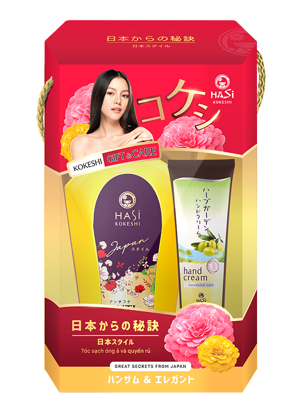 [2 Items] Bộ Dầu Gội Sạch Gàu & Kem Dưỡng Ẩm Da Tay Và Móng HASI Anti Dandruff Shampoo 450g + Hand Nail Cream #Intensive Care 80g