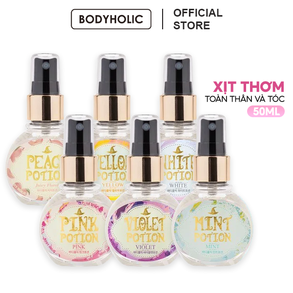 Xịt Thơm Toàn Thân Và Tóc Bodyholic Hair & Body Mist 50ml