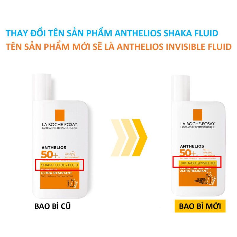 Kem Chống Nắng Dạng Sữa, Bảo Vệ Da Khỏi UVA Dài, Ngăn Ngừa Thâm Nám La Roche-Posay Anthelios UVMune 400 Invisible Fluid SPF50+ 50ml