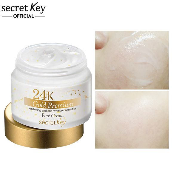 Kem Dưỡng Phục Hồi Da Chứa Tinh Chất Vàng 24K Secret Key 24K Gold Premium First Cream 50g