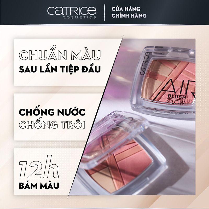 Phấn Má Hồng Mịn Lì, Lên Màu Chuẩn Catrice AirBlush 5.5g