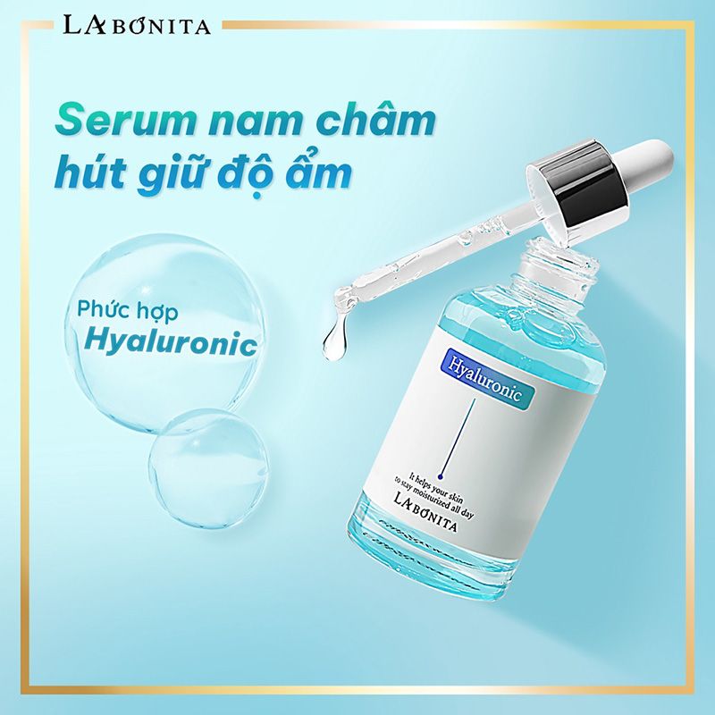 Serum Dưỡng Ẩm Sáng Da & Tăng Độ Đàn Hồi Da La Bonita Vital Hyaluronic Acid Serum 50ml