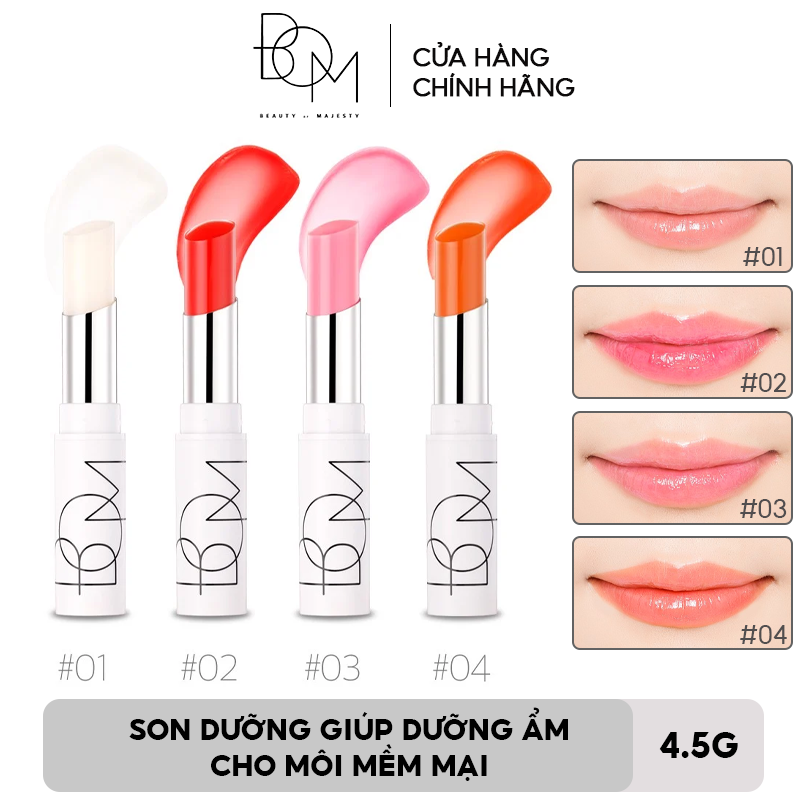 Son Dưỡng Giúp Dưỡng Ẩm Cho Môi Mềm Mại B.O.M Dewy Lip Balm 4.5g