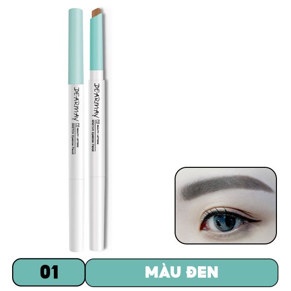 [Màu 1-5] Chì Kẻ Mày Dearmay Sketch Eyebrow Pencil 0.3g