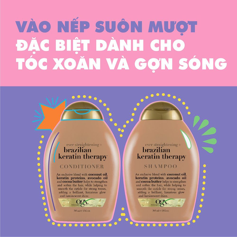 Dầu Gội Giàu Dưỡng Chất Chăm Sóc Tóc OGX Shampoo 385ml