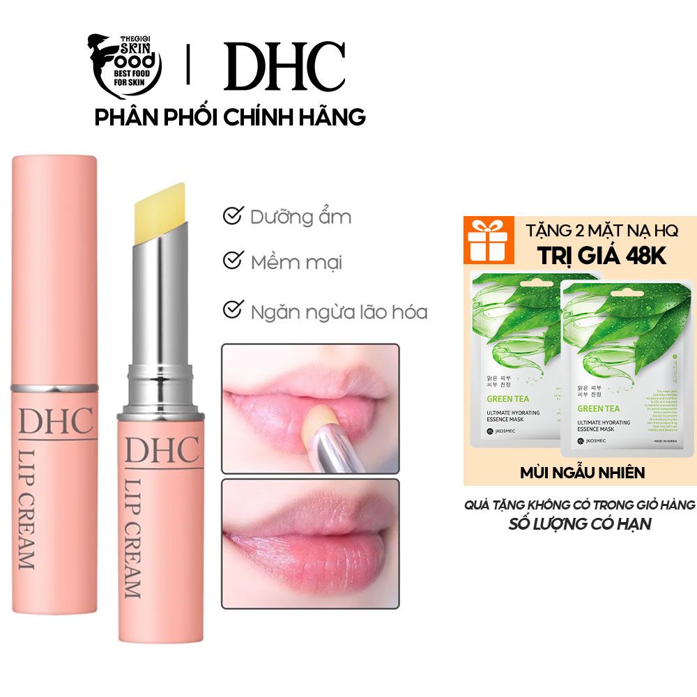 Son Dưỡng Ẩm Cho Môi Mềm Mại, Mịn Màng DHC Lip Cream 1.5g