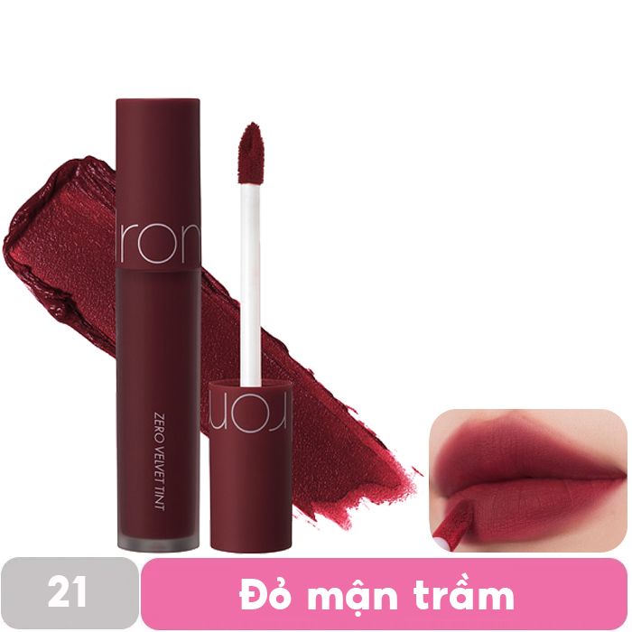 [MÀU 1-30] Son Kem Lì Cực Nhẹ Môi Romand Zero Velvet Tint 5.5g