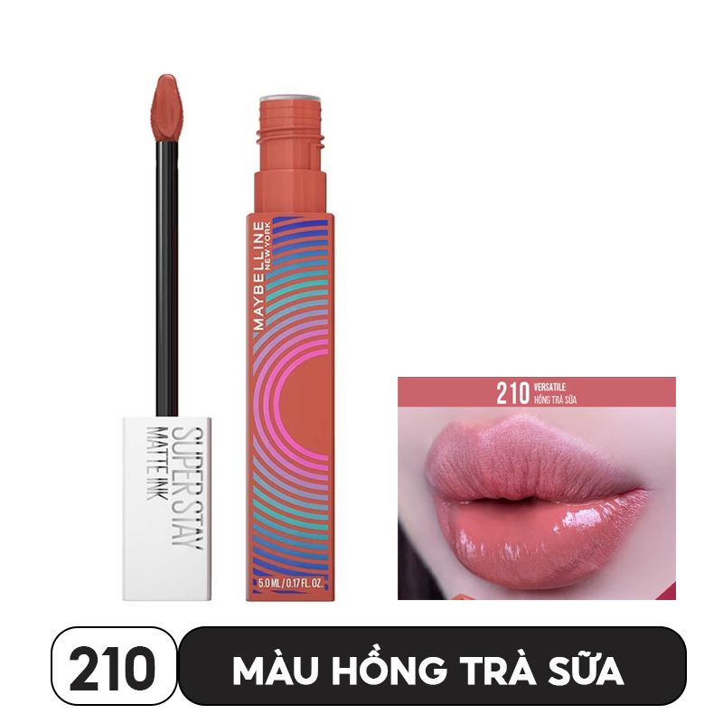 Son Kem Lì, Lên Màu Chuẩn, Lâu Trôi Maybelline New York Superstay Matte Ink City Edition 5ml