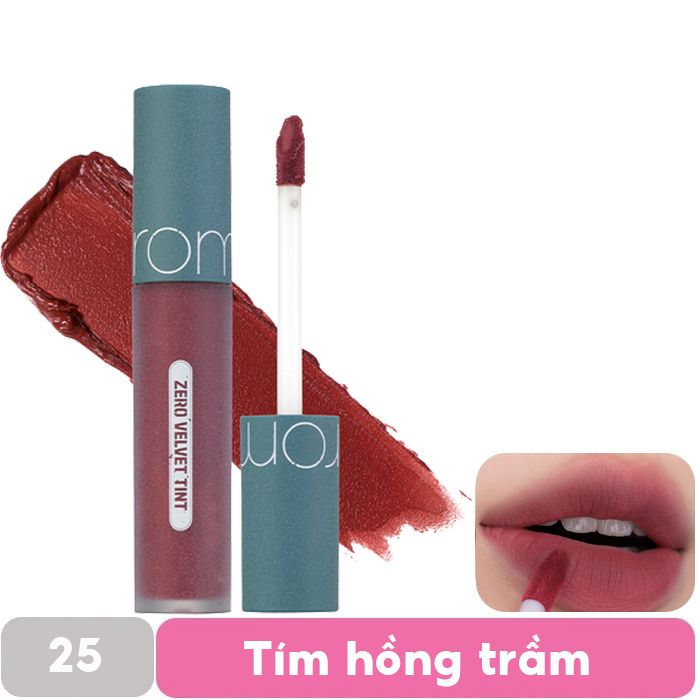 [MÀU 1-30] Son Kem Lì Cực Nhẹ Môi Romand Zero Velvet Tint 5.5g