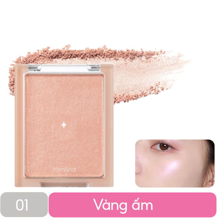 Phấn Bắt Sáng Ánh Nhũ Lấp Lánh Siêu Xinh Romand See-Through Veillighter 5.5g