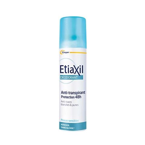 Xịt Khử Mùi Hằng Ngày Dạng Phun Sương Etiaxil Deodorant 48h Aérosol 150ml