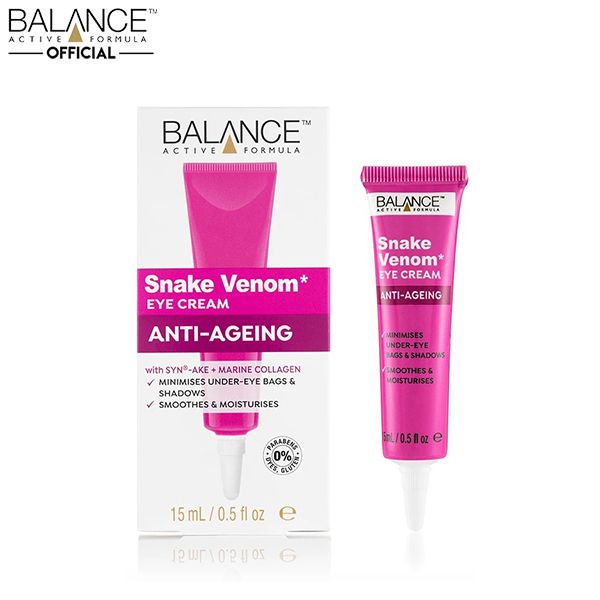 Kem Dưỡng Mắt Cải Thiện Nếp Nhăn Chiết Xuất Nọc Rắn Balance Active Formula Snake Venom Eye Cream 15ml