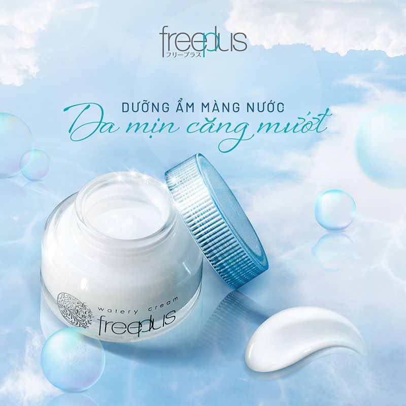 Kem Dưỡng Ẩm Màng Nước Mỏng Nhẹ Freeplus Watery Cream 50g