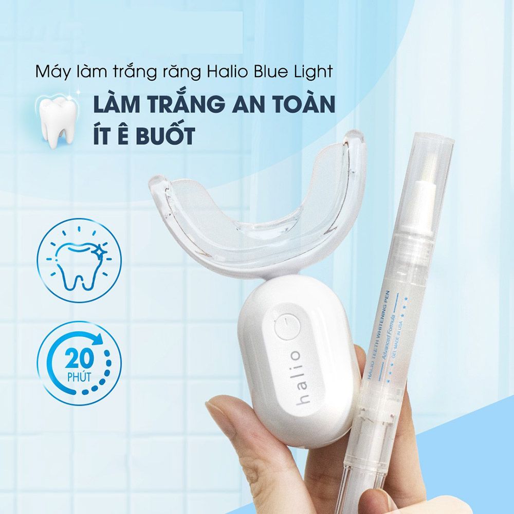 Máy Tẩy Trắng Răng Halio Blue Light Professional Teeth Whitening Enhancer