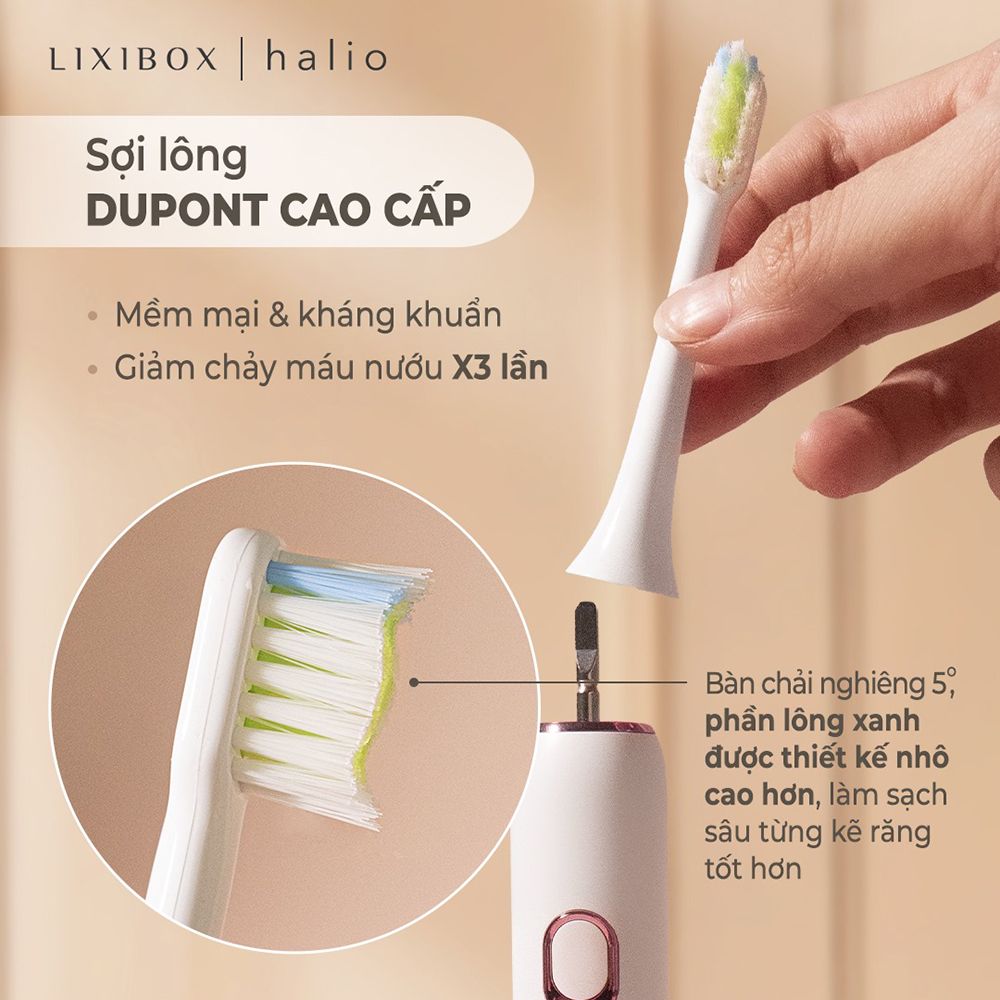 Bàn Chải Điện Halio Sonic Smartclean Electric Toothbrush