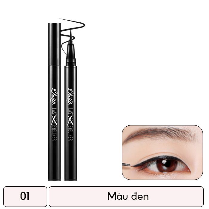 Bút Kẻ Mắt Nước Sắc Nét, Lâu Trôi Bbia Last Pen Eyeliner - 01 Sharpen Black 0.6g