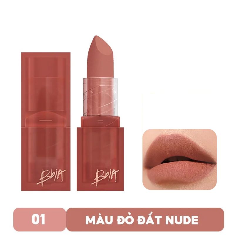 Son Thỏi Lì, Mịn Mượt Nhẹ Môi Bbia Last Powder Lipstick 3.5g