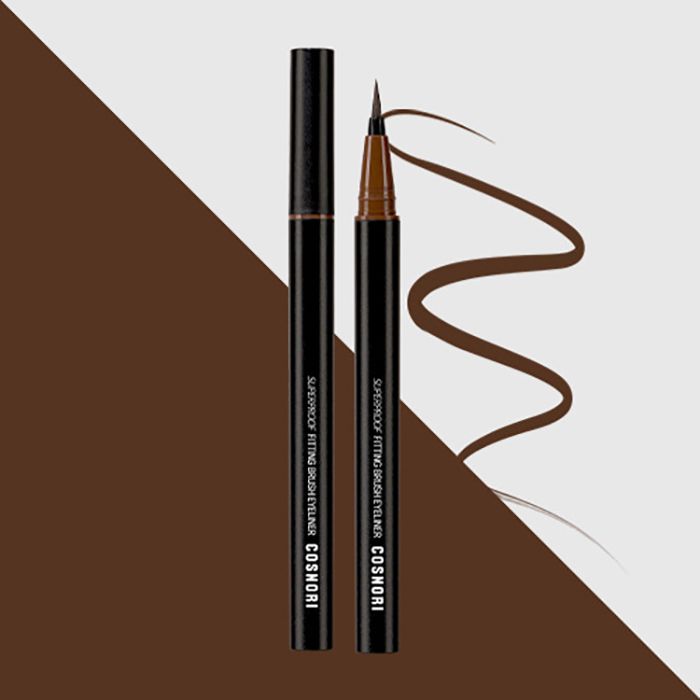 Bút Kẻ Mắt Nước Siêu Mảnh, Lâu Trôi Cosnori Superproof Fitting Brush Eyeliner 0.6g