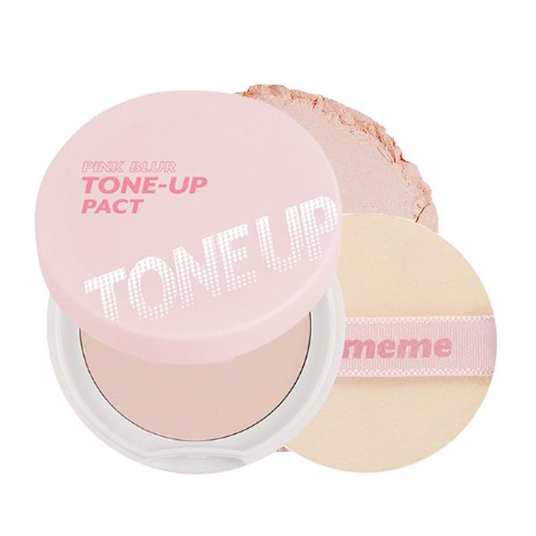 Phấn Phủ Dạng Nén Che Phủ, Kiềm Dầu, Nâng Tông Da Hiệu Quả I'm Meme Pink Blur Tone-Up Pact 10g