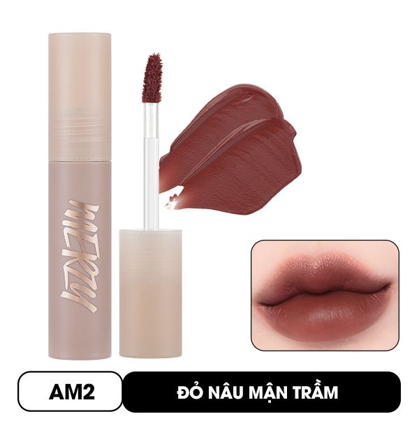 [Academia Collection] Son Kem Siêu Lì, Lâu Trôi, Lên Màu Chuẩn Merzy Academia Mellow Tint 4g