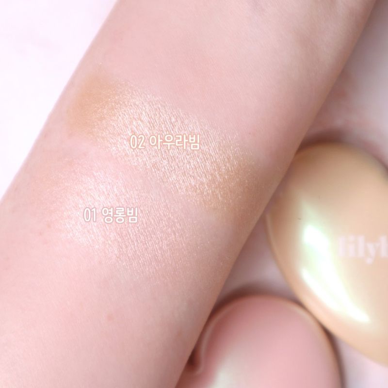 Phấn Bắt Sáng Ánh Nhũ Mịn Mượt Tự Nhiên Lilybyred Luv Beam Glow #01