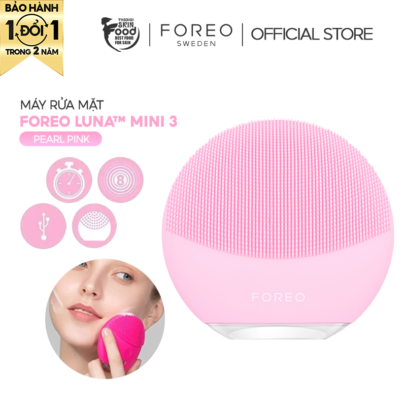 Máy Rửa Mặt Foreo Luna Mini 3 Pearl Pink