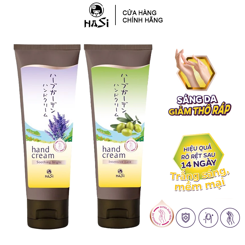 [80g] Kem Dưỡng Da Tay Thảo Mộc Hasi Habugaden Hand Nail Cream - INTENSIVE CARE